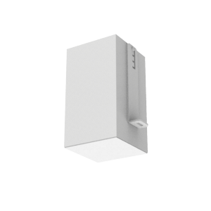 Светодиодный светильник VARTON DL-Grill 100х100 мм 15 Вт CRI90 для потолка Грильято с шириной ламели 10 мм встраиваемый 3000 К 90х90х160 мм RAL9003 белый муар DALI